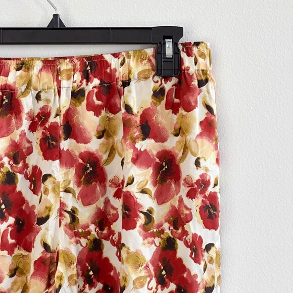 Eberjey x Lily Aldridge - Inez Washable Silk Printed Long PJ - Picture 3 of 4